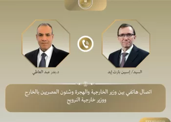 FM affirms to his Norwegian counterpart importance to ensure consolidation of Gaza ceasefire