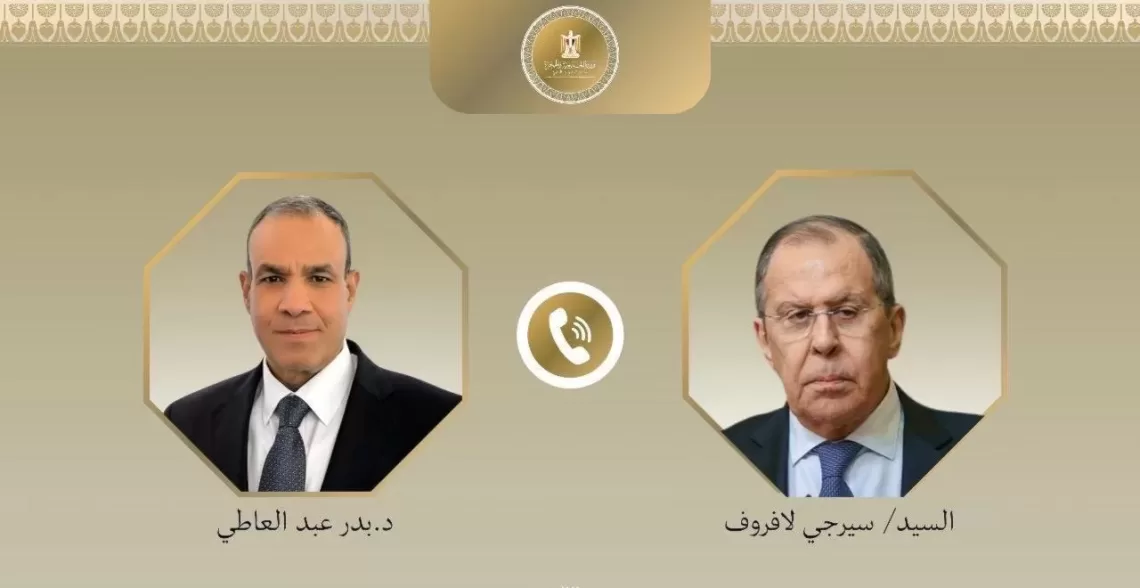 Abdel-Aati, Lavrov confer over phone on consolidating strategic ties, regional stability 1 - Egyptian Gazette