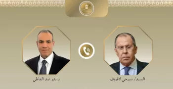 Abdel-Aati, Lavrov confer over phone on consolidating strategic ties, regional stability