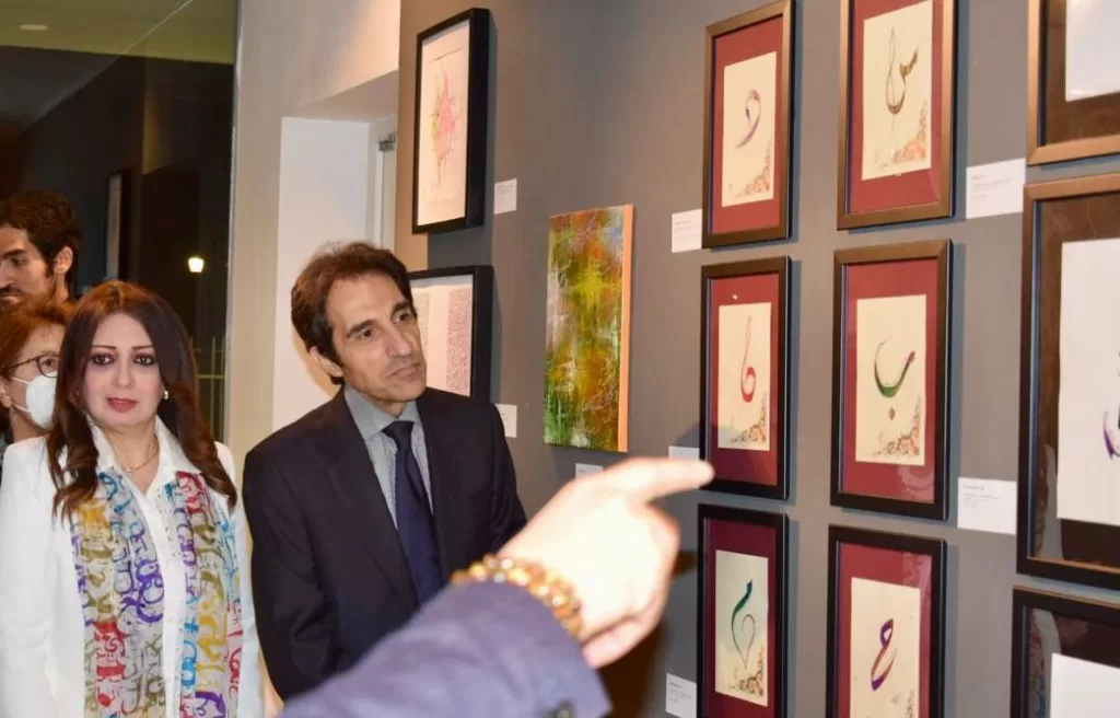 Arabic calligraphy shines at Egyptian Academy in Rome 3 - Egyptian Gazette