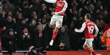 Arsenal end Villa’s streak with 4-1 rout as Man United, Chelsea falter in top-four chase 1 - Egyptian Gazette Arsenal end Villa’s streak with 4-1 rout as Man United, Chelsea falter in top-four chase