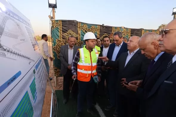 Transport min. inspects stations of high-speed rail Line 2 2 - Egyptian Gazette Transport min. inspects stations of high-speed rail Line 2 1 - Egyptian Gazette