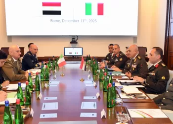 CoS Khalifa back home after Italy visit