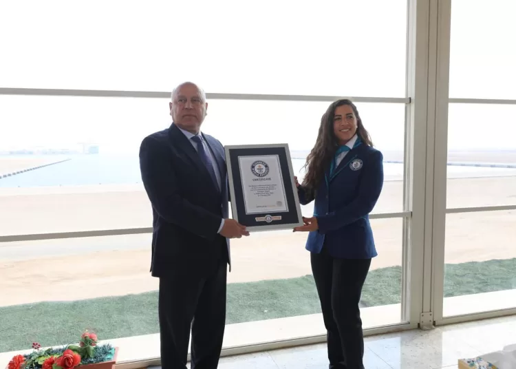 Sokhna Port sets global benchmark with Guinness recognition 2 - Egyptian Gazette Sokhna Port sets global benchmark with Guinness recognition 1 - Egyptian Gazette