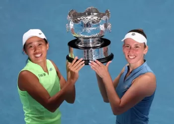 Mertens, Zhang win Aussie doubles title