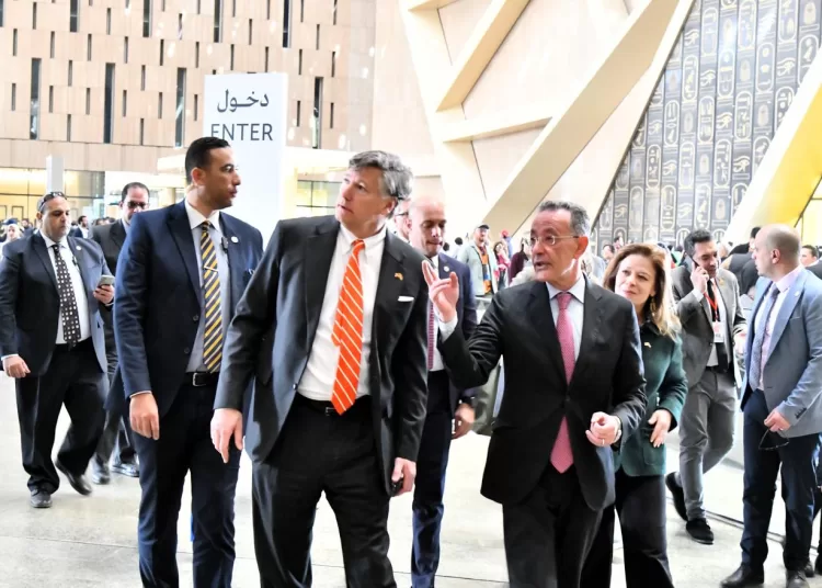 Senior US, Tajikistani diplomats tour Grand Egyptian Museum 1 - Egyptian Gazette