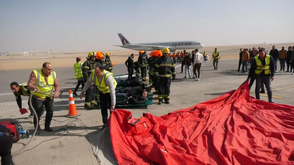 Cairo Airport conducts "Horus 2" large-scale emergency drill 7 - Egyptian Gazette