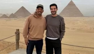 Will Smith visits Giza Pyramids