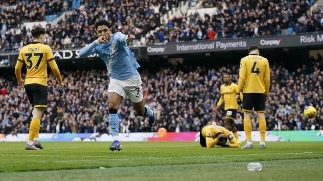 Marmoush, Semenyo score as Manchester City beats Wolves 2-0 2 - Egyptian Gazette Marmoush, Semenyo score as Manchester City beats Wolves 2-0 1 - Egyptian Gazette
