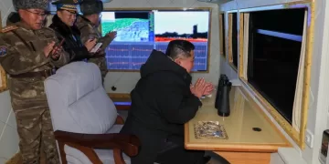 N. Korea tests hypersonic missiles with Kim Jong-un attending