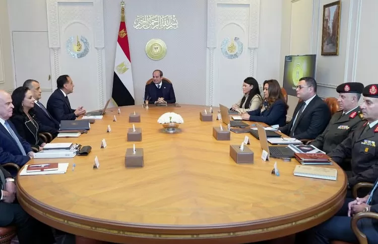 El Sisi meets PM, ministers to discuss phase I of "Decent Life" Initiative 1 - Egyptian Gazette