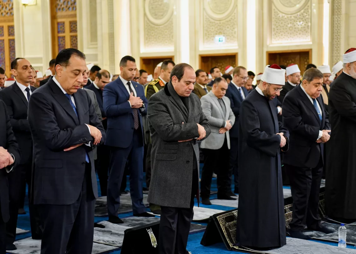 President opens Al-Aziz Al-Hakim Mosque 2 - Egyptian Gazette President opens Al-Aziz Al-Hakim Mosque 1 - Egyptian Gazette