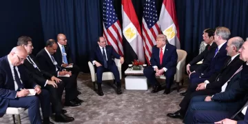 Trump lauds Sisi’s efforts in promoting regional peace 1 - Egyptian Gazette Trump lauds Sisi’s efforts in promoting regional peace