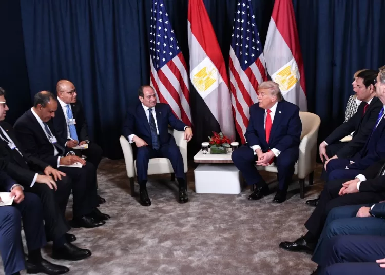 Trump lauds Sisi’s efforts in promoting regional peace 2 - Egyptian Gazette Trump lauds Sisi’s efforts in promoting regional peace 1 - Egyptian Gazette