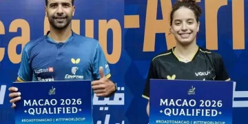 Egypt rules African table tennis, qualifies for W. Cup