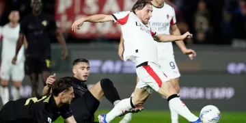 Milan survives scare in Serie A