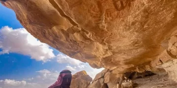Ancient rock art shelter found in S. Sinai 1 - Egyptian Gazette Ancient rock art shelter found in S. Sinai