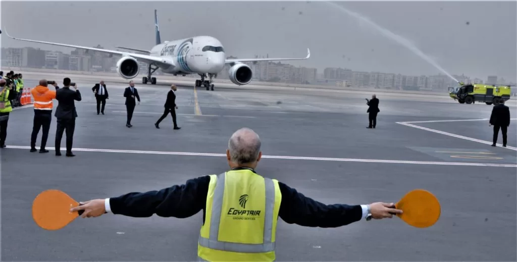 Arrival of Airbus A350-900 as part of 34-aircraft deal 9 - Egyptian Gazette Arrival of Airbus A350-900 as part of 34-aircraft deal 8 - Egyptian Gazette