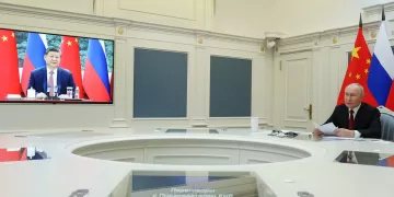 Xi, Putin hail ties in video call as Ukraine war nears anniversary