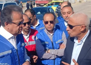 Health min. inspects Rafah crossing in Northern Sinai