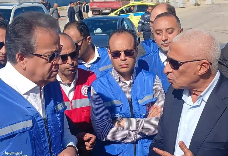 Health min. inspects Rafah crossing in Northern Sinai 1 - Egyptian Gazette