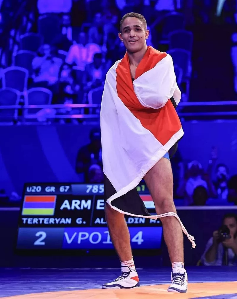 Egypt’s wrestler Mostafa strikes world gold 3 - Egyptian Gazette