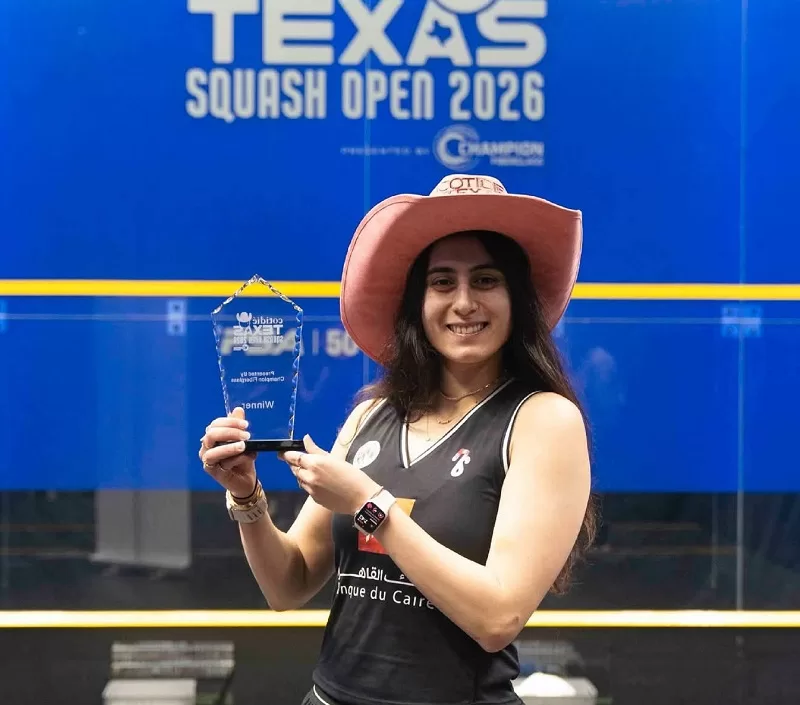Egypt’s squash queen wins Texas title 3 - Egyptian Gazette