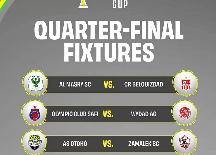 CAF Confed Cup: Zamalek, Masry set for thrilling quarters 2 - Egyptian Gazette CAF Confed Cup: Zamalek, Masry set for thrilling quarters 1 - Egyptian Gazette