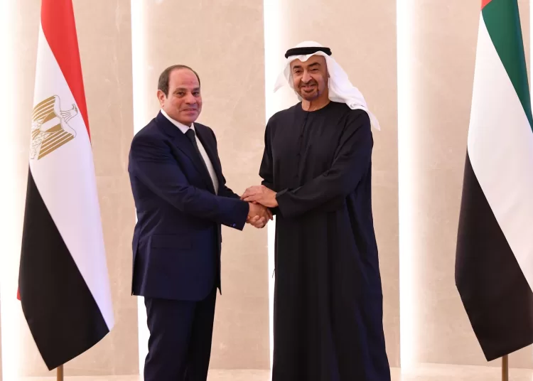 Sisi meets Mohamed bin Zayed in Abu Dhabi 1 - Egyptian Gazette