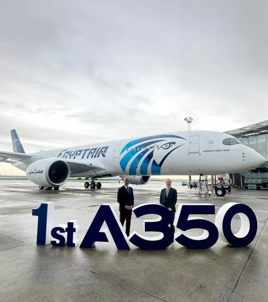 Arrival of Airbus A350-900 as part of 34-aircraft deal 13 - Egyptian Gazette Arrival of Airbus A350-900 as part of 34-aircraft deal 12 - Egyptian Gazette