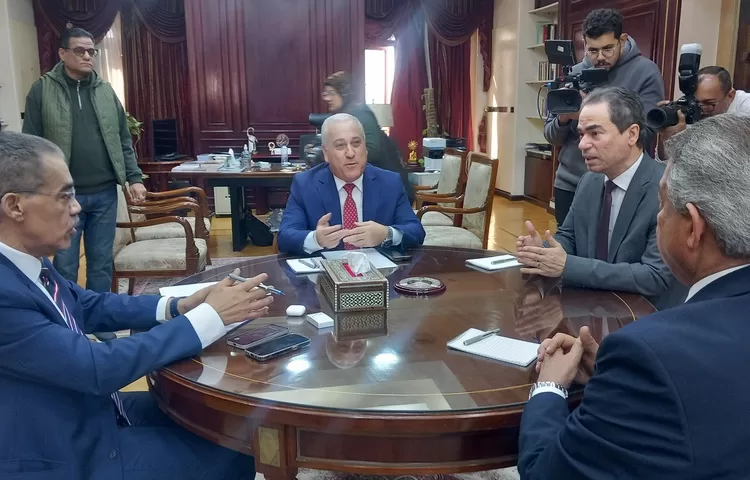 Media min. discusses mechanisms for joint coordination 2 - Egyptian Gazette Media min. discusses mechanisms for joint coordination 1 - Egyptian Gazette