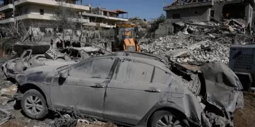 Israeli airstrikes kill 8 Hezbollah members in eastern Lebanon 1 - Egyptian Gazette Israeli airstrikes kill 8 Hezbollah members in eastern Lebanon