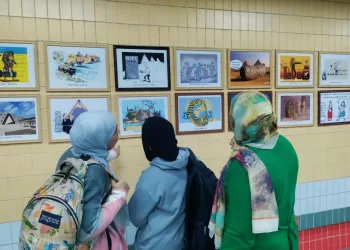 Cairo Metro unveils first-ever int’l caricature art exhibition