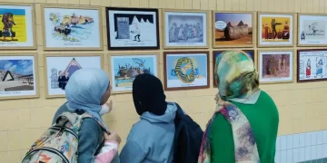 Cairo Metro unveils first-ever int’l caricature art exhibition