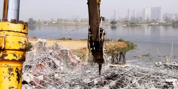 Irrigation min. vows immediate action against River Nile encroachments 1 - Egyptian Gazette Irrigation min. vows immediate action against River Nile encroachments