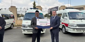 Indonesia donates five ambulances to Egypt for Gaza aid