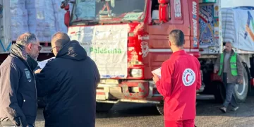 Humanitarian operations resume at Rafah Crossing on 3rd day of Eid