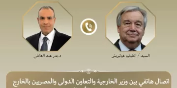 Egypt FM, UN Chief discuss Middle East escalation, regional files