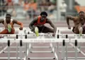 Tharp sets 60m hurdles world mark
