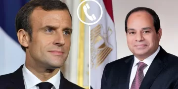 Sisi, Macron discuss Iran escalation, Gaza ceasefire 1 - Egyptian Gazette Macron