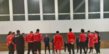 Egypt faces Germany in international handball friendly