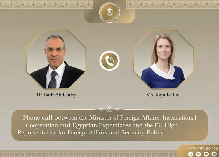 Egypt, EU explore ways to boost strategic ties, de-escalate regional tensions 1 - Egyptian Gazette