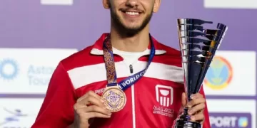 Egyptian fencer claims W. Cup bronze
