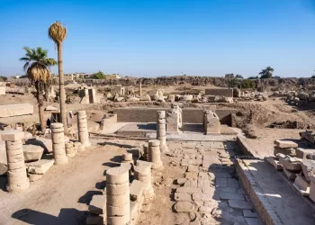 Egyptian-French mission restores Ramses III gate, uncovers rare Roman-Era stela