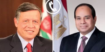 In talks with King Abdullah II: President Sisi reiterates Egypt’s firm stance on Arab sovereignty