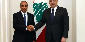 Egypt’s FM meets Lebanese President, conveys message of support, solidarity
