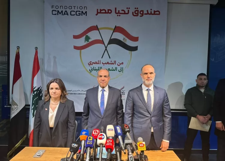 Egypt delivers 1,000 tonnes of aid to Lebanon, condemns Israeli strikes 2 - Egyptian Gazette Egypt delivers 1,000 tonnes of aid to Lebanon, condemns Israeli strikes 1 - Egyptian Gazette