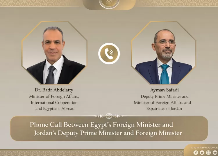 Egypt, Jordan FMs discuss rapid regional developments, call for unified Arab action 11 - Egyptian Gazette