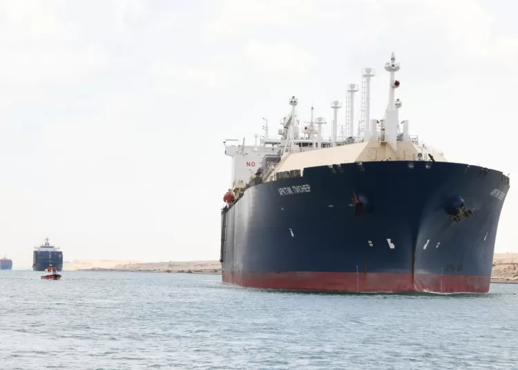 Suez Canal traffic steady as 56 ships pass in one day 1 - Egyptian Gazette