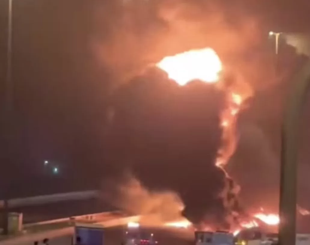 ‘Fire at US embassy complex in Riyadh after blast heard’ 1 - Egyptian Gazette Screenshot